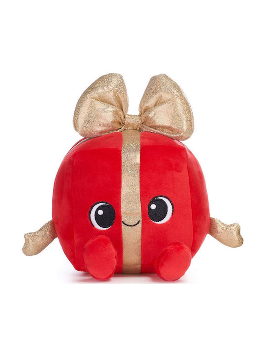 Χριστουγεννιάτικο Δώρο Κόκκινο Χρυσό Christmas Kawaii Kuties Λούτρινο 16cm