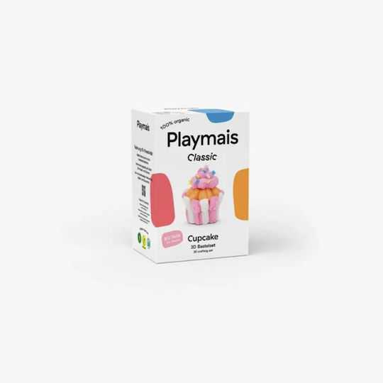 Playmais Classic 3d Κατασκευή Σφουγγαράκια Καλαμπόκι 90τεμ Cupcake 3+ Ετών 160948