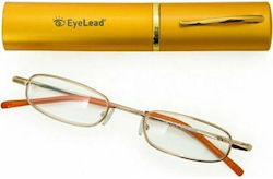 Eyelead Очила за четене +2.50 Джобен в Златист цвят 2176769