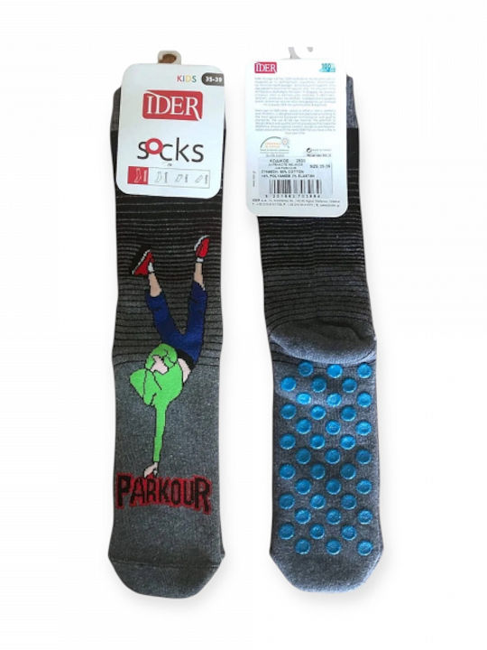 IDER Kinder Haussocken Black
