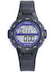 Tekday Kids Digital Watch with Rubber/Plastic Strap Black