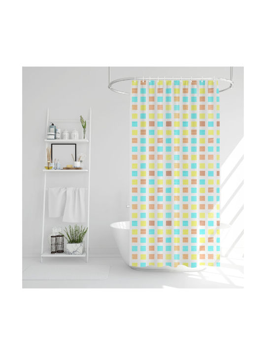 Alista Home Perdea de Baie 180x180cm Multicoloră
