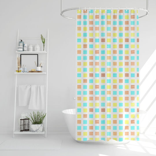 Alista Home Душ Завеса 180x180см Многоцветна 11526B