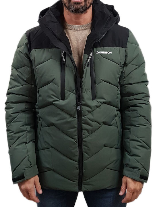 Emerson 3 в 1 Зимно Мъжко Яке Puffer Водоустойч...