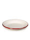 Ibili Teller Untiefe Emaye mit Durchmesser 14cm