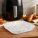 Alista Home Hârtie De Copt Antiaderentă Pentru Air Fryer 26x26cm 50 Bucăți