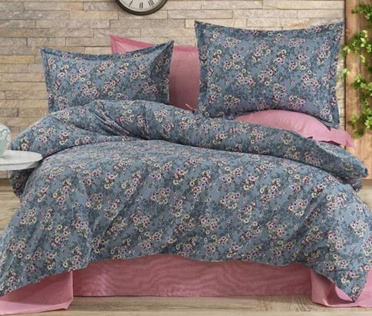 MayHome Σετ Μαξιλαροθήκες με Φάσα Floral 50x70εκ.