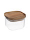 Marva Glass Coffee Sugar Jar with Lid Transparent 400ml 1 Piece