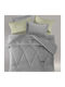 Saint Clair Duvet Cover Semi-double 180x240cm Silver