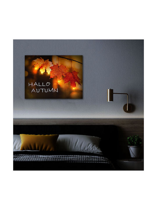 LED Картина "Hello Autumn" 2 x AA 40 x 30 см