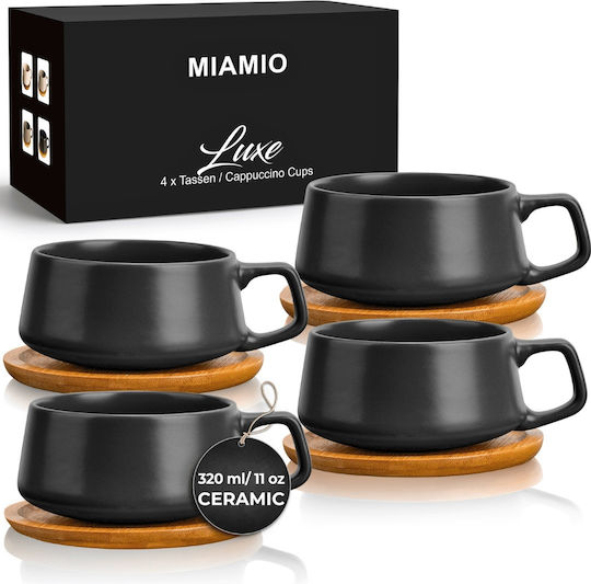 Miamio Set Cesti Cappuccino 4 Bucăți Miamio Set Cesti Cappuccino 4 Bucăți