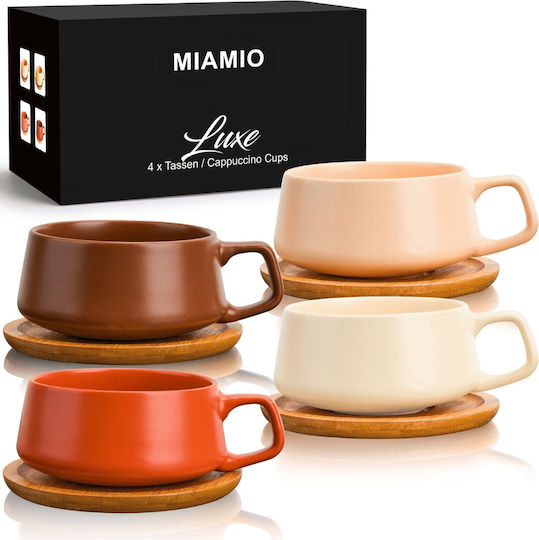 Miamio Σετ Φλιτζάνια Cappuccino 4τμχ