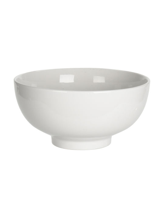 Excellent Houseware Купа за сервиране Кръгла от порцелан Бял с диаметър 20бр