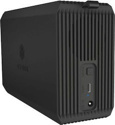 Icy Box Θήκη για 2 Σκληρούς Δίσκους SATA III με σύνδεση SATA