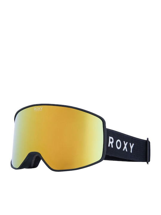 Roxy Storm Ski- & Snowboardbrille Erwachsene Schwarz mit Linse in Schwarz Farbe Roxy Storm Ski- & Snowboardbrille Erwachsene Schwarz mit Linse in Schwarz Farbe