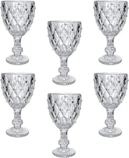 Set de pahare pentru Vin Alb din Sticlă 200ml 6buc