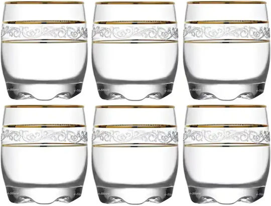 Set de pahare din Sticlă 80ml 6buc