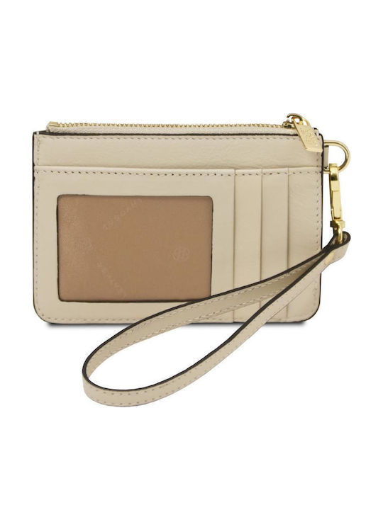 Tuscany Leather Дамско Портмоне Карти Бежов