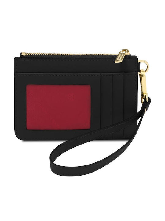Tuscany Leather Дамско Портмоне Карти Черен