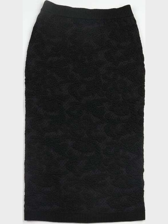 Silvian Heach Midi Skirt Black