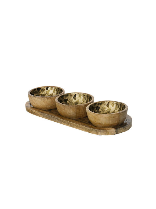 Kaemingk Weihnachtliche Dessertturm-Ständer Holz L33xB13xD6cm.