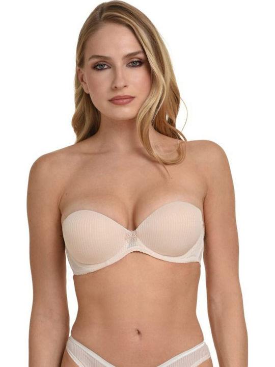 Push Up Bra Underwire Beige