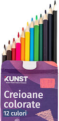 Set De Creioane Colorate Multicolore 12 Bucăți