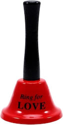 Diverty Sex Bell Ring Love Ερωτικό Παιχνίδι Καμπανούλα Κόκκινο 6.5cm