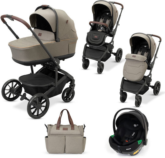Dovadi Fly Adjustable 3 in 1 Baby Stroller Suitable for Newborn Truffle
