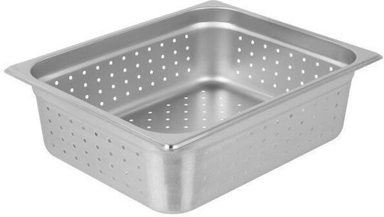 Gastro Pan 1/2 10 Cm Perforated Stainless Steel