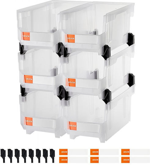 Vevor Plastic Tool Bin Organiser W37.7xD21.5xH18cm