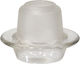 Lighting Fixture Glass Replacement E14 White 10x7cm Sinialo 2900600