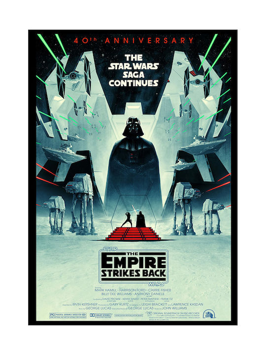 Плакат Star Wars Empire Strikes Back 40-годишнина Mv302 30см x 40см