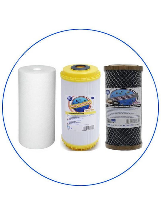 Aqua Filter Water Filter Replacement Central Water Filtration System / Washing Machine / Softeners / for Faucet / Reverse Osmosis (RO) made of Activated Carbon 10" 5 μm