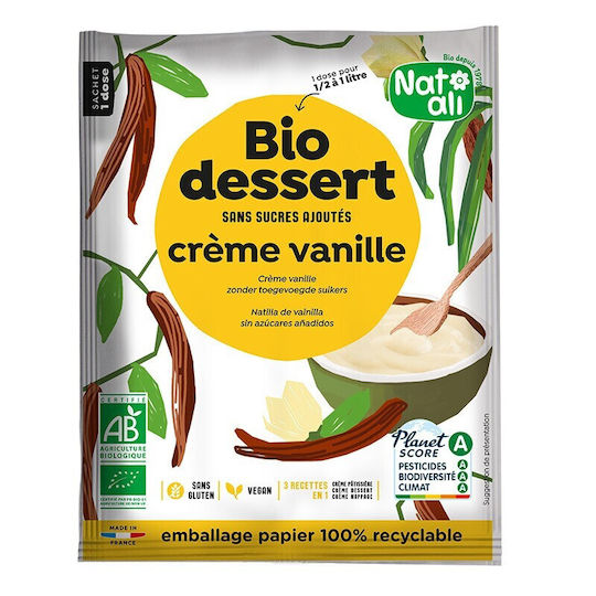 Nat-ali Produs organic Amestec pentru crema de patiserie 35gr