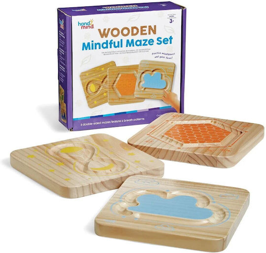 Hand2Mind Lernspiel zur Zeiterkennung aus Holz für 3+ Jahre alt Jahre