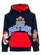 Kinder-Sweatshirt mit Kapuze und Taschen Blue