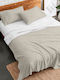 Palatex Sheet Sets Single Flannel 160x260cm. Stepp Beige-ecru 3pcs