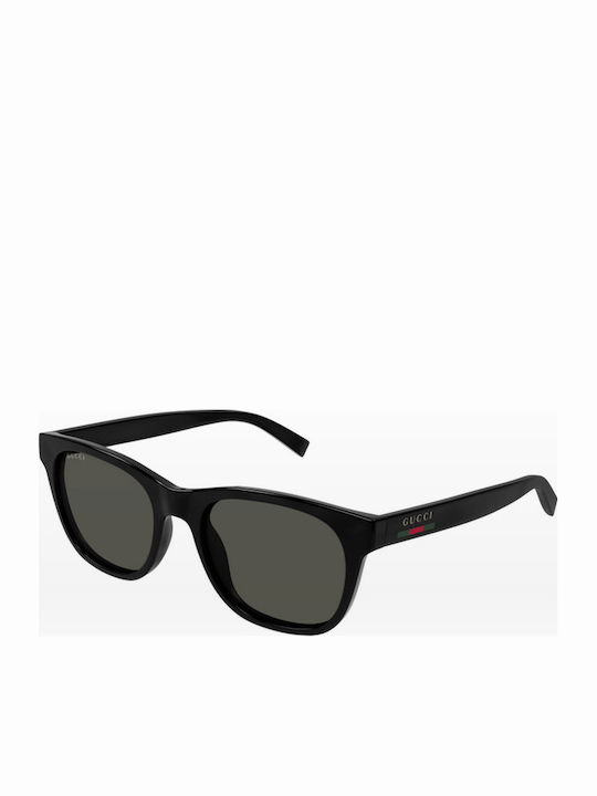 Gucci Unisex Sunglasses With Black Horn-Rimmed ...