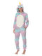 Love Winter Damen Einteiliger Pyjama Purple