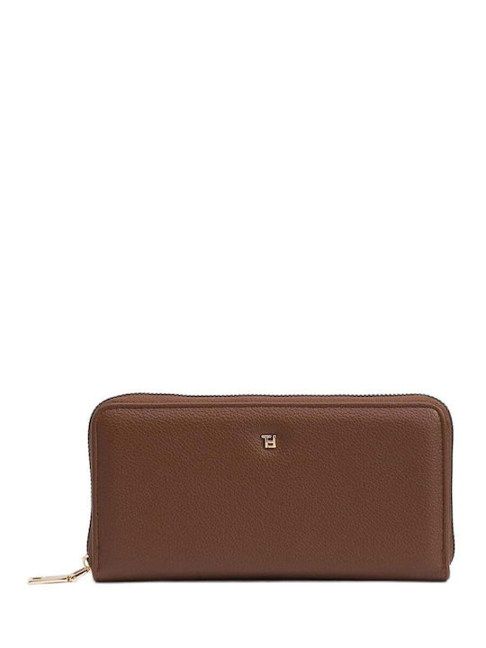 Tiffosi Large Leather Women's Wallet Tabac Brown
