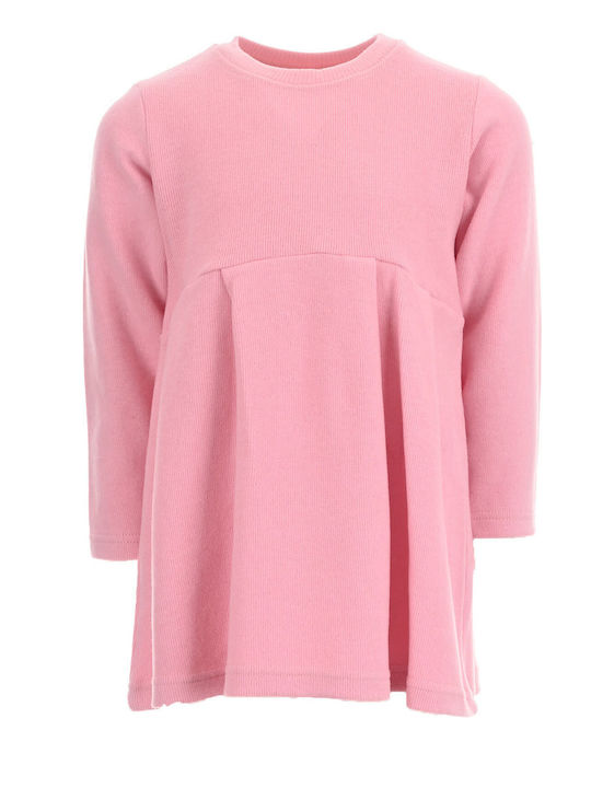 Joyce Dancing Queen Kinderkleid Langärmelig Pink