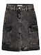 Kids' Denim Skirt Black