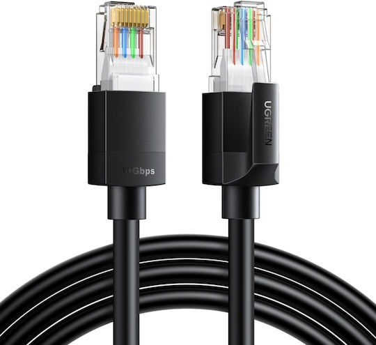 Ugreen F/UTP Cat.6 (Gigabit) Καλώδιο Δικτύου Ethernet 8m Μαύρο