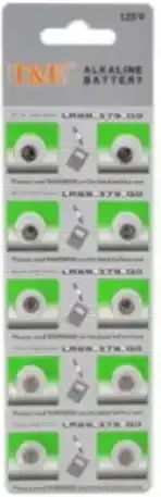 T&E Αλκαλικές Μπαταρίες Ρολογιών LR59 1.55V 10τμχ