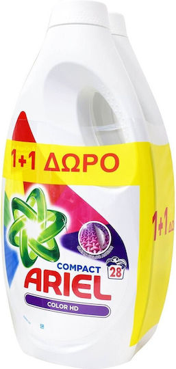 Ariel Lichid Detergent pentru haine (28 Cupe de măsurare) 1+1 Cadou