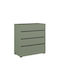 Alfere 121 Wooden Chest of Drawers Green 80x40x85cm