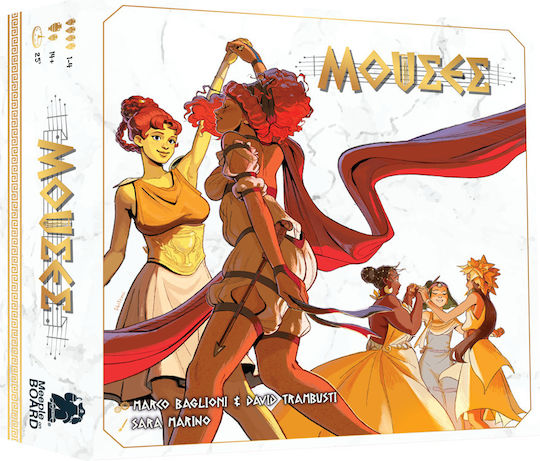 Brettspiel Μούσες für 1-4 Spieler Meeple On Board