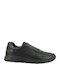 Leder Herren Freizeitschuhe Schwarz