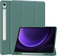 Tablet Case Xiaomi Redmi Pad 2 Pro Pencil Holder Sleep Wake Function Flex Trifold Set Sticker Dark Green